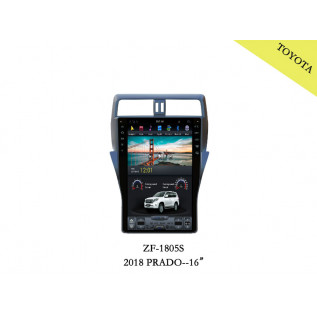 Штатное головное устройство TOYOTA Land Cruiser Prado 150 2017+ Carmedia ZF-1805 на Андроид